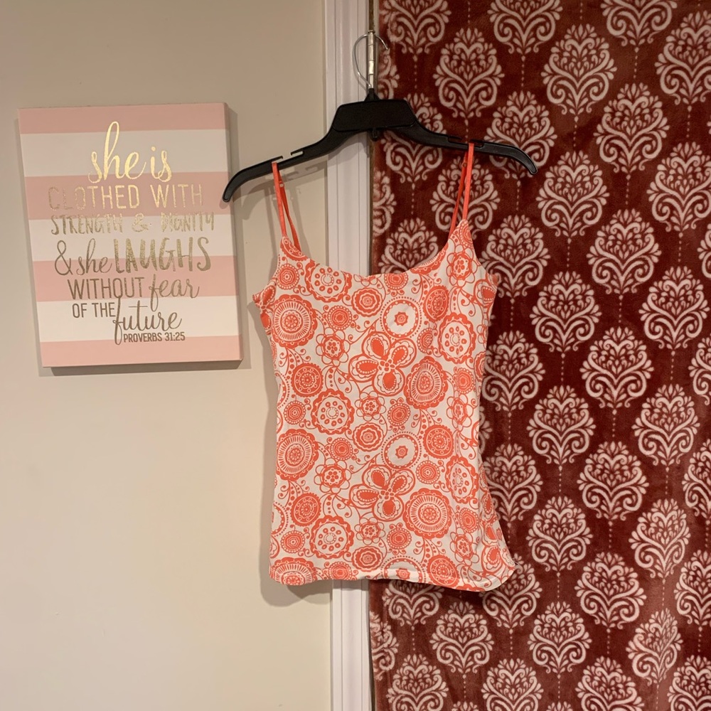 Floral Patterned Tank Top